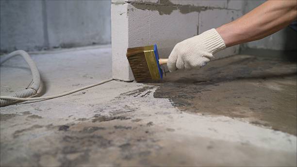 Crawl space vapor barrier installation in Saint Nazianz, WI